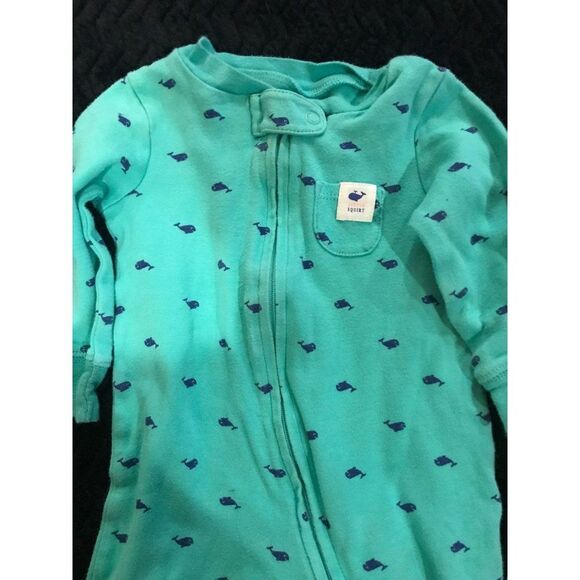 Carters baby boys size 9m Month Sleep And Play Pj Lot of 3 - Picture 2 of 5